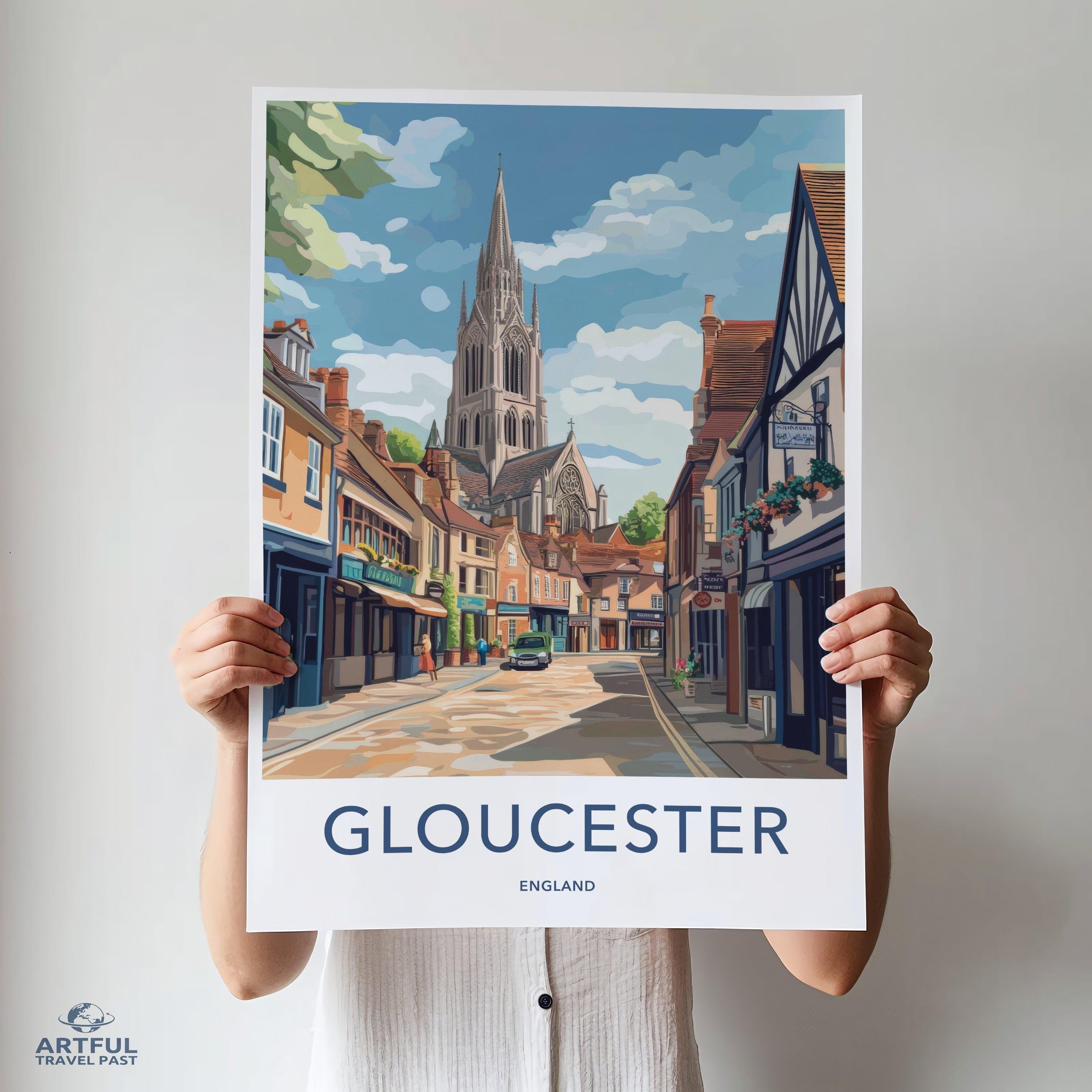 Gloucester Poster - England Wall Art