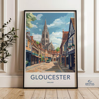 Gloucester Poster - England Wall Art