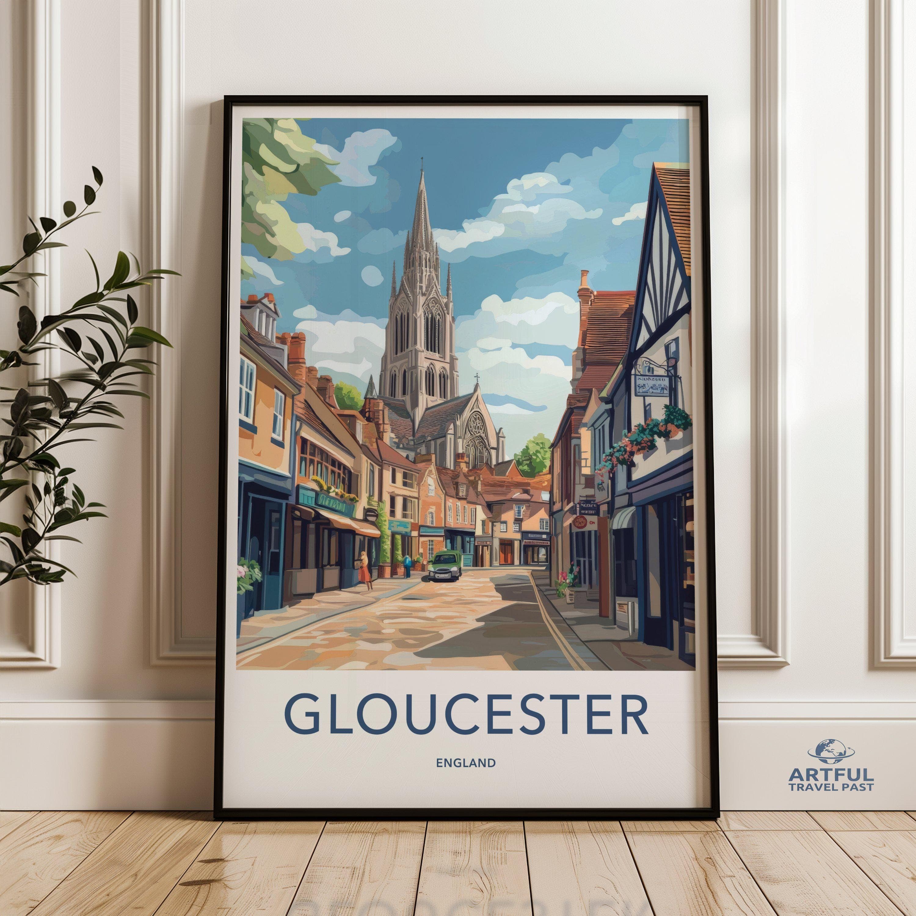 Gloucester Poster - England Wall Art