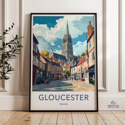 Gloucester Poster - England Wall Art