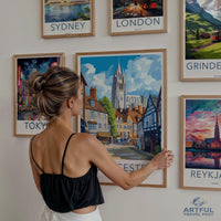 Gloucester Poster | England Wall Art | UK Decor