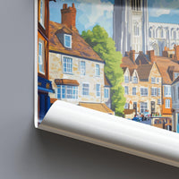 Gloucester Poster | England Wall Art | UK Decor