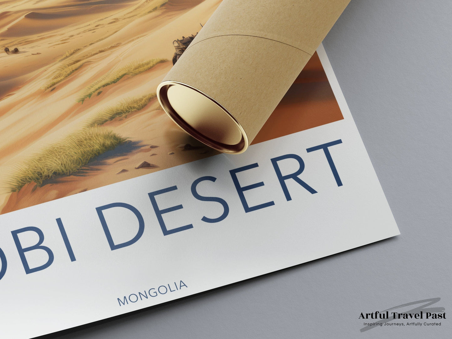 Gobi Desert Poster | Mongolia Wall Art | Asia Decor