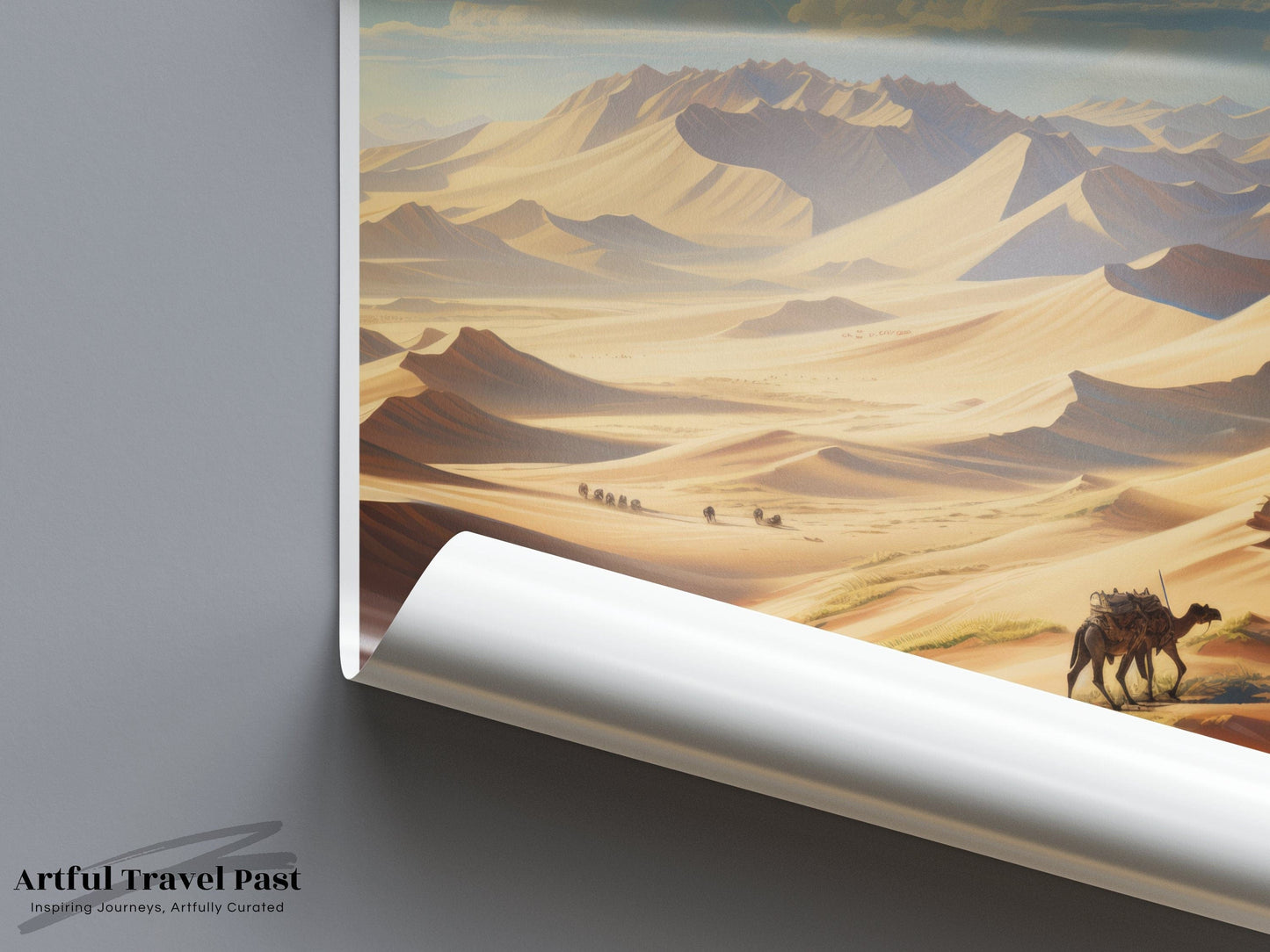 Gobi Desert Poster | Mongolia Wall Art | Asia Decor