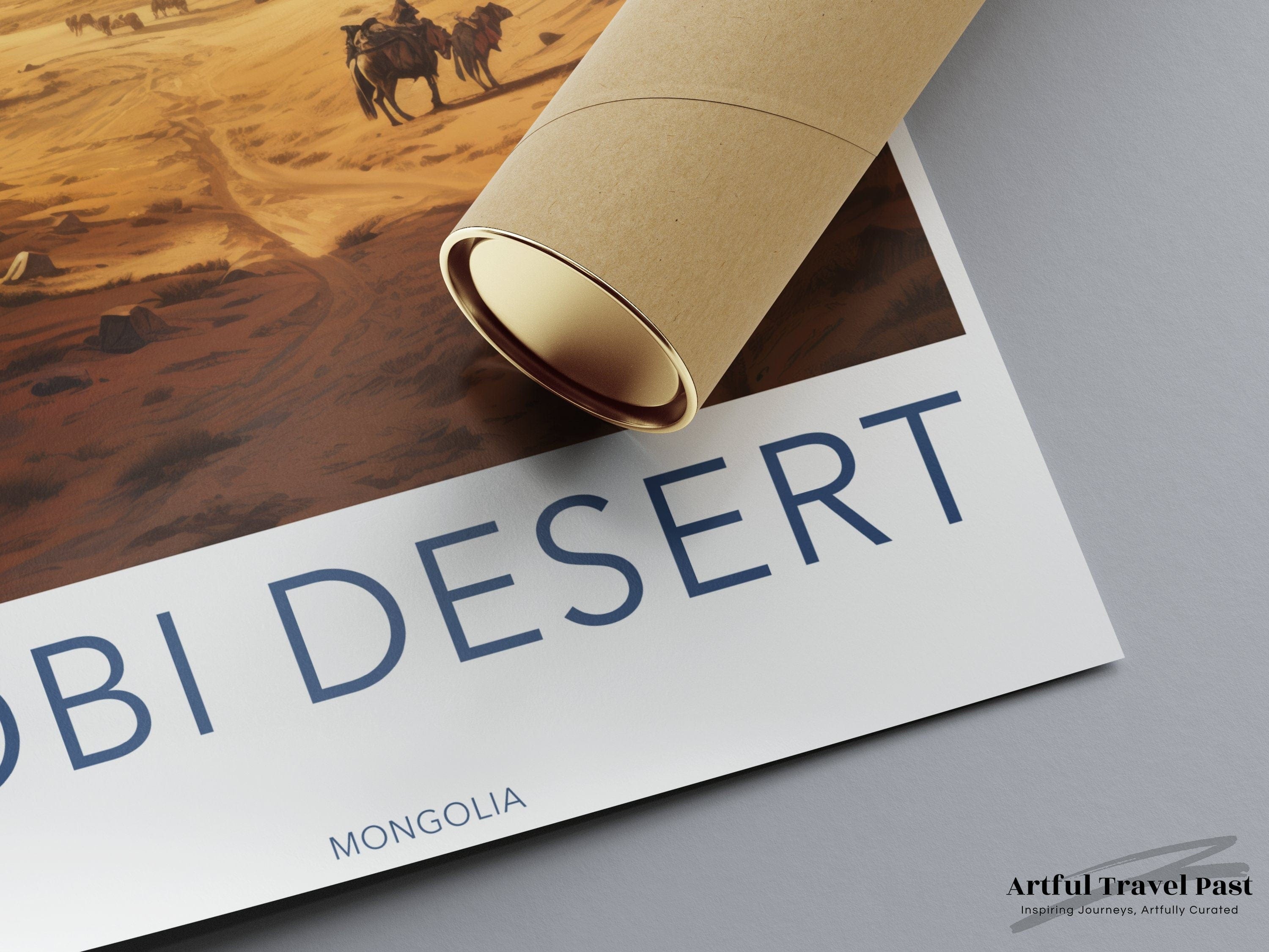 Gobi Desert Poster | Mongolia Wall Art | Asia Decor