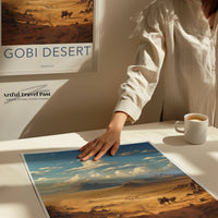 Gobi Desert Poster | Mongolia Wall Art | Asia Decor