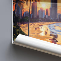 Gold Coast Poster - Australia Wall Art