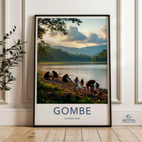 Gombe National Park Poster - Tanzania Wall Art