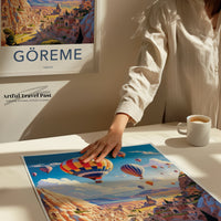 Göreme Poster | Cappadocia Wall Art | Turkey Decor