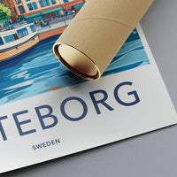 Göteborg Poster | Sweden Wall Art | Scandinavia Decor