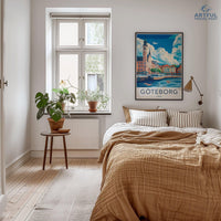 Göteborg Poster | Sweden Wall Art | Scandinavia Decor
