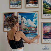Göteborg Poster | Sweden Wall Art | Scandinavia Decor