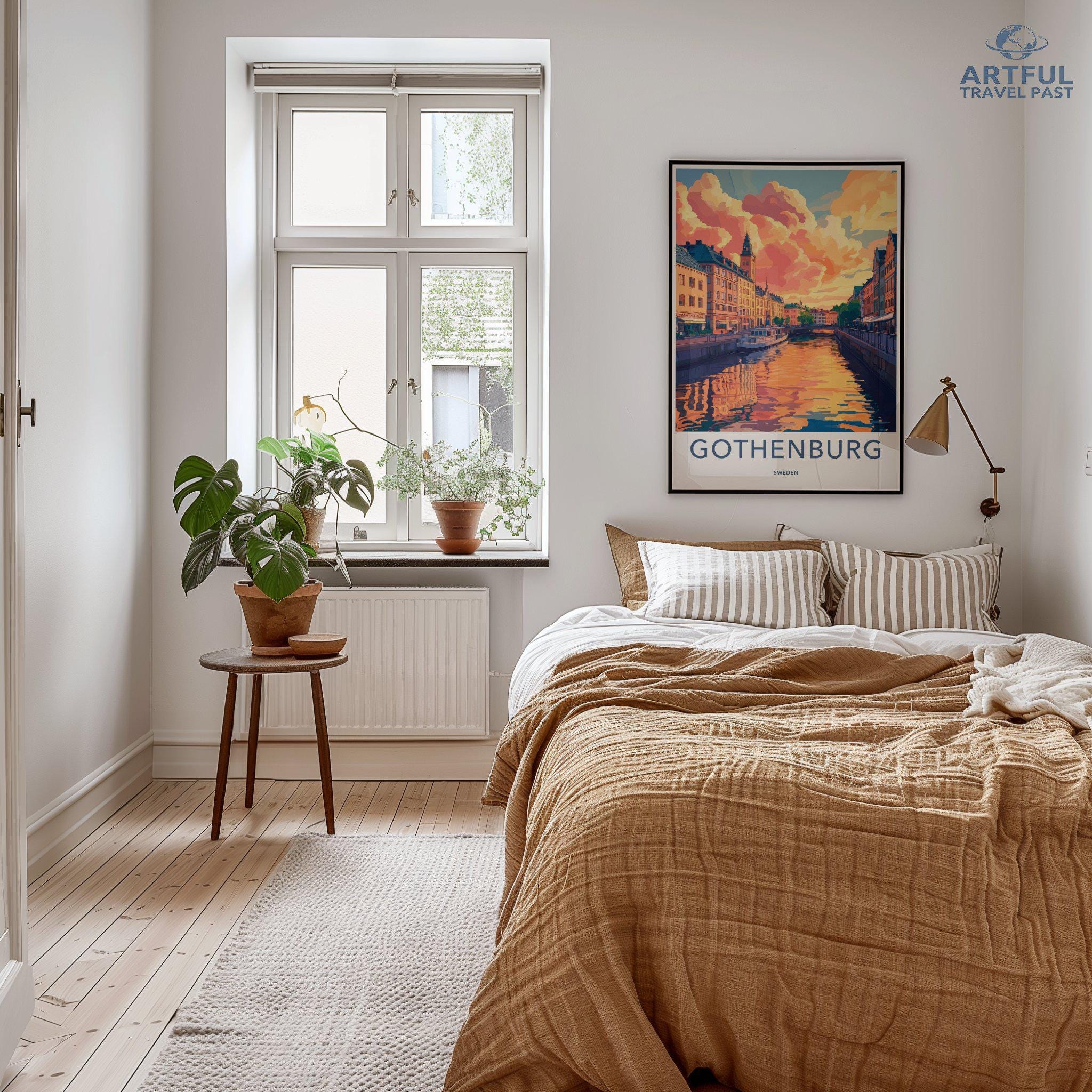 Gothenburg Poster | Sweden Wall Art | Scandinavia Decor