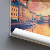Gothenburg Poster | Sweden Wall Art | Scandinavia Decor