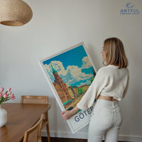 Gothenburg Poster | Sweden Wall Art | Scandinavia Decor