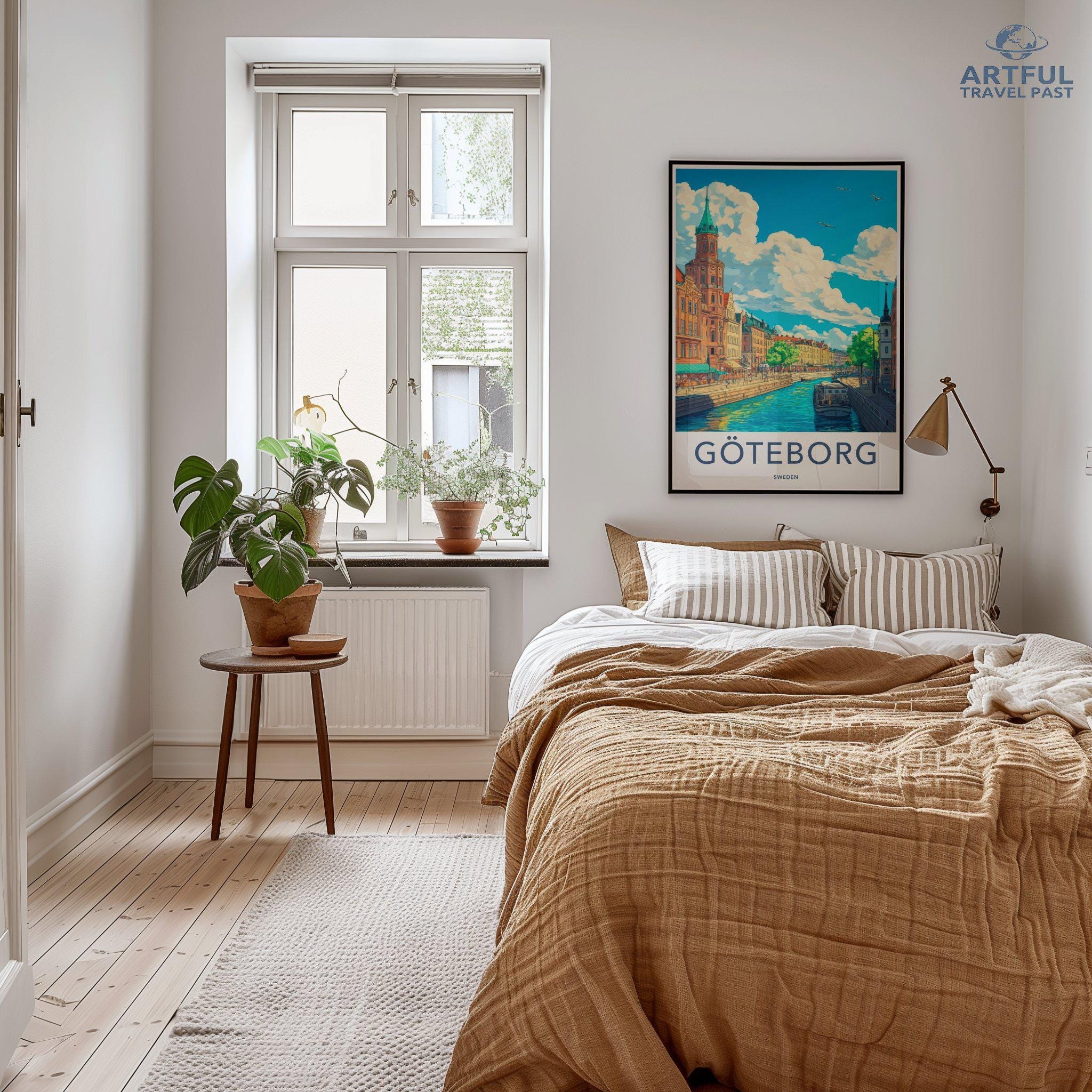 Gothenburg Poster | Sweden Wall Art | Scandinavia Decor