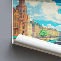Gothenburg Poster | Sweden Wall Art | Scandinavia Decor