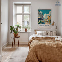 Gothenburg Poster | Sweden Wall Art | Scandinavia Decor