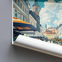 Gothenburg Poster | Sweden Wall Art | Scandinavia Decor