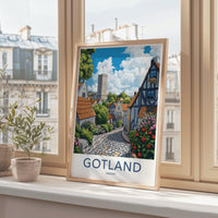 Gotland Poster | Sweden Wall Art | Scandinavia Decor