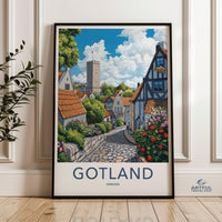 Gotland Poster | Sweden Wall Art | Scandinavia Decor
