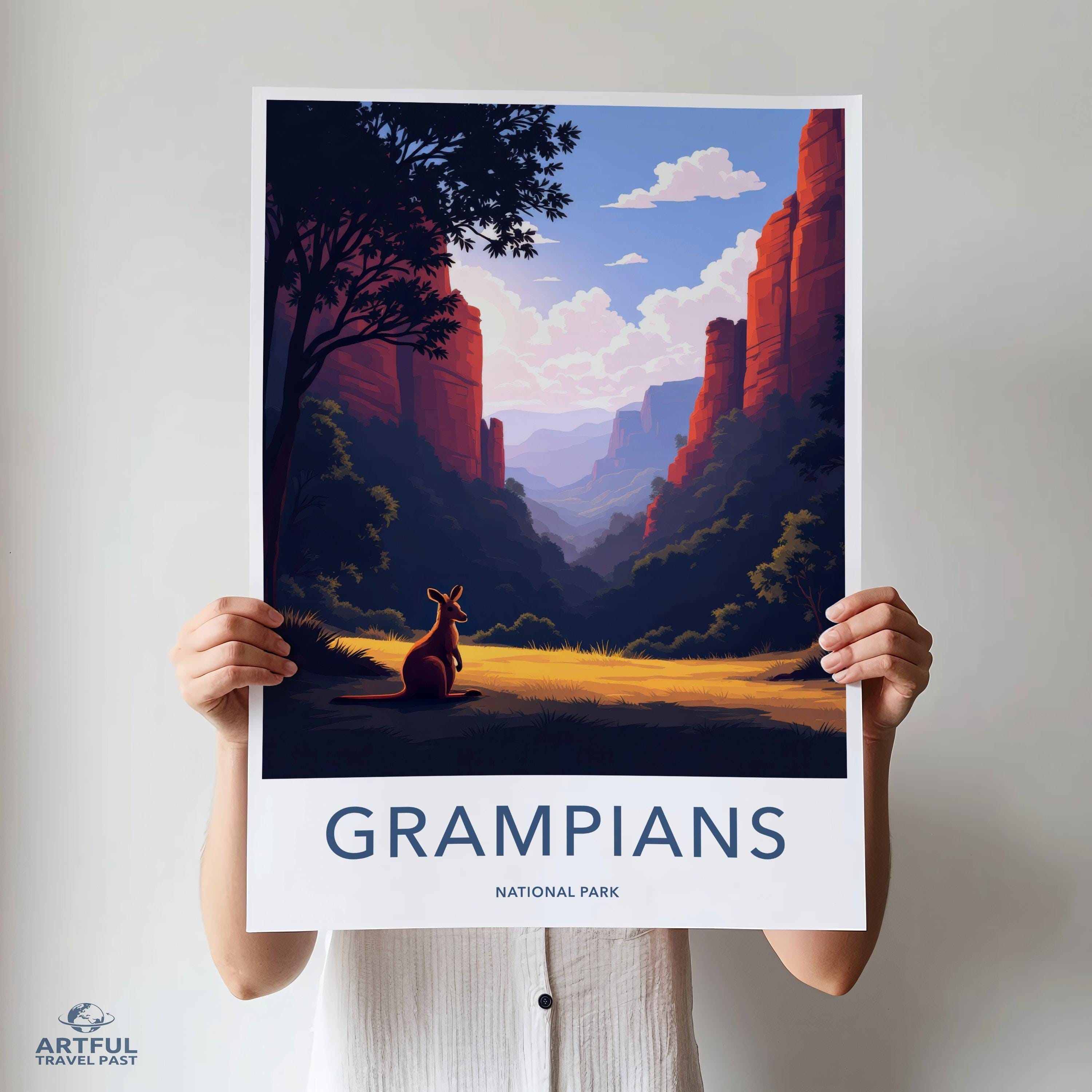 Grampians National Park Poster | Australia Wall Art