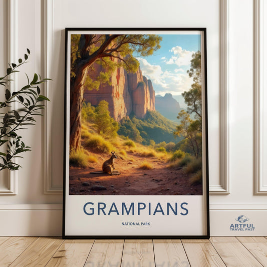 Grampians Poster - Australia Wall Art