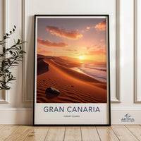 Gran Canaria Poster - Canary Islands Art