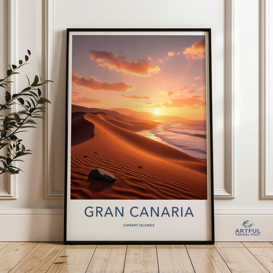 Gran Canaria Poster - Canary Islands Art