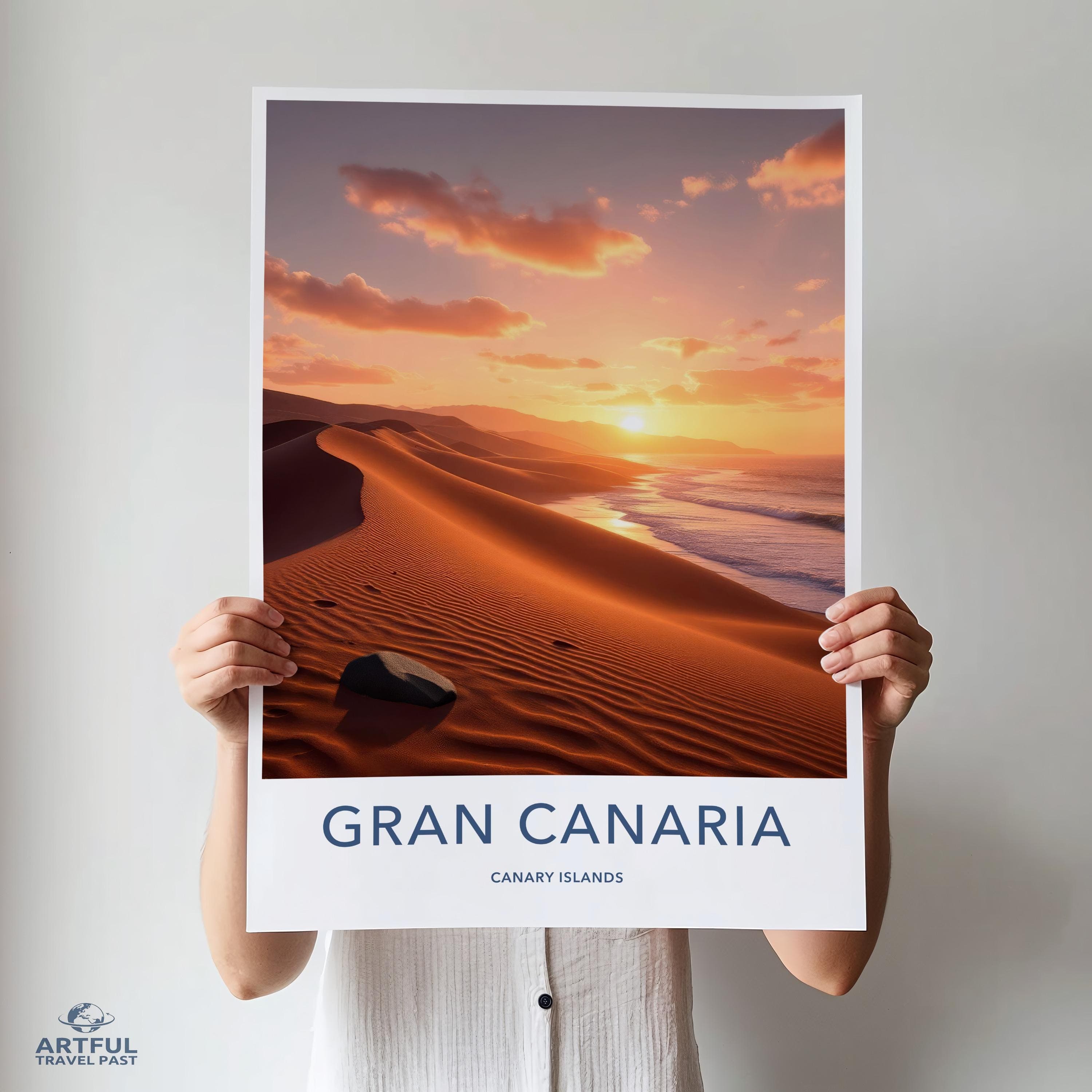 Gran Canaria Poster - Canary Islands Art