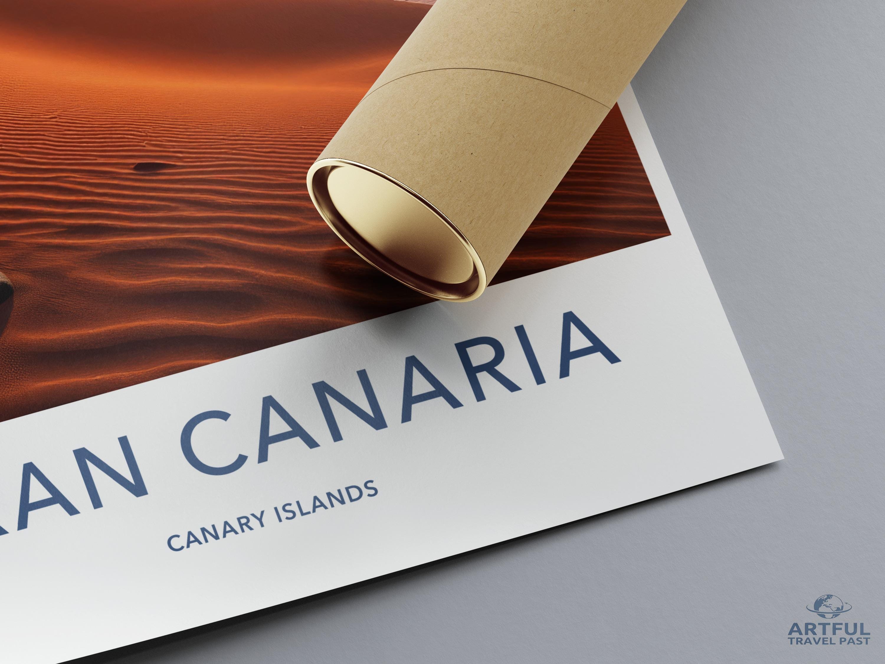Gran Canaria Poster - Canary Islands Art