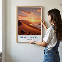 Gran Canaria Poster - Canary Islands Art