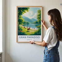Gran Paradiso Italy Poster