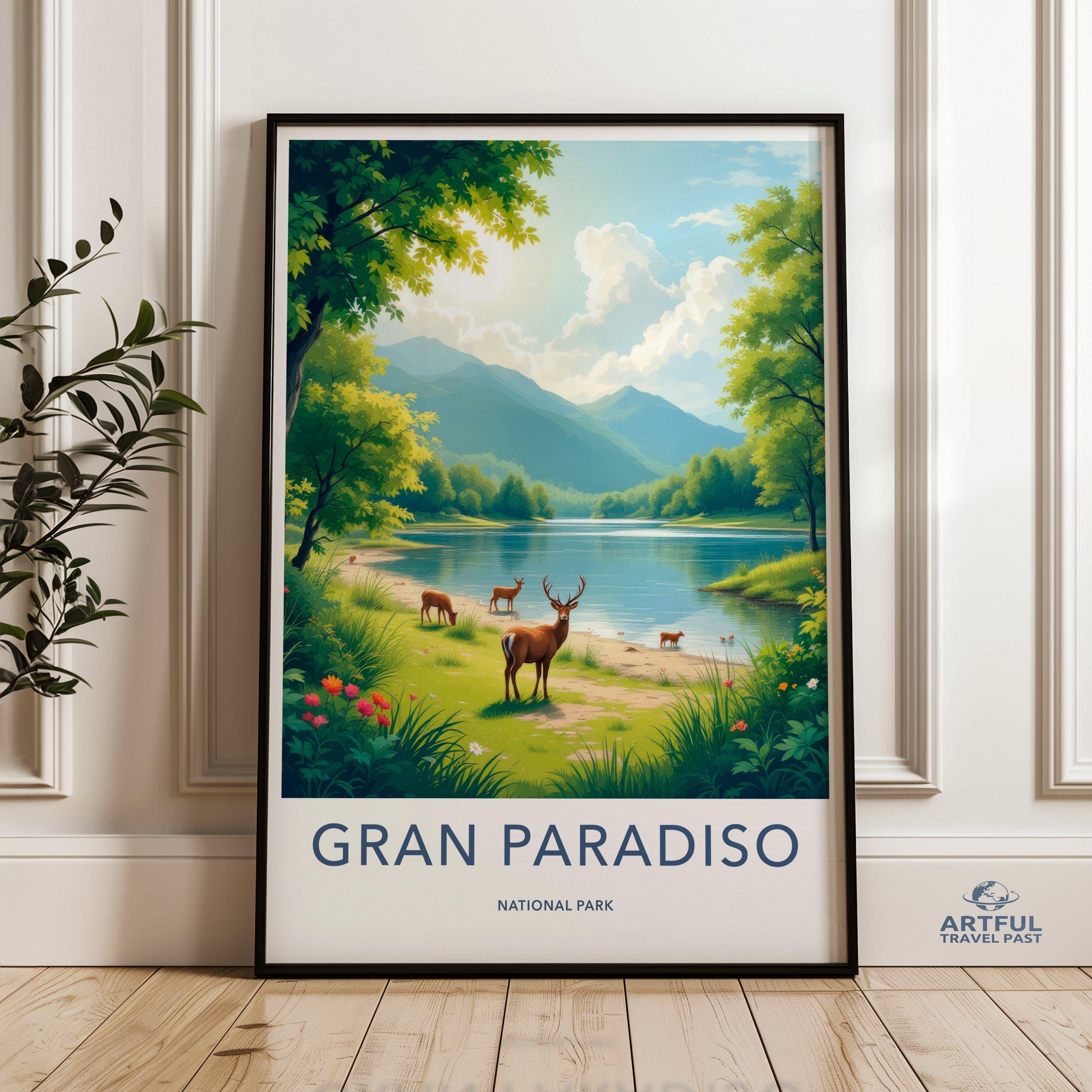Gran Paradiso Italy Poster