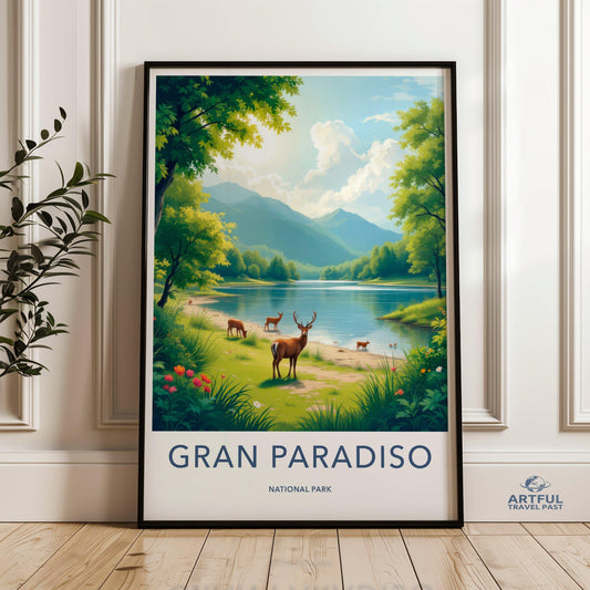 Gran Paradiso Italy Poster