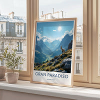 Gran Paradiso Italy Poster