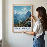 Gran Paradiso Italy Poster