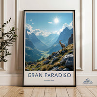 Gran Paradiso Italy Poster
