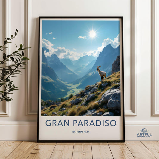 Gran Paradiso Italy Poster