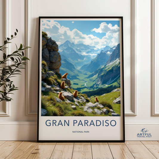 Gran Paradiso National Park Poster
