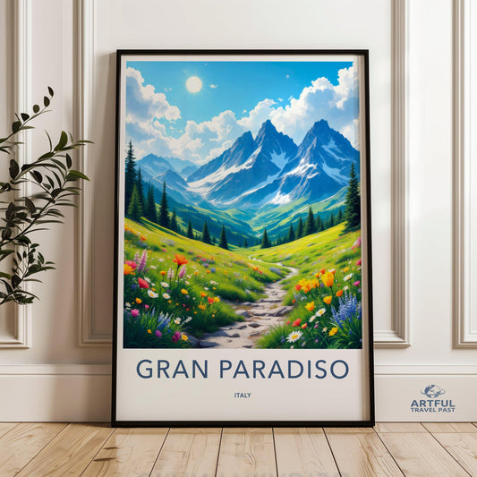 Gran Paradiso National Park Poster