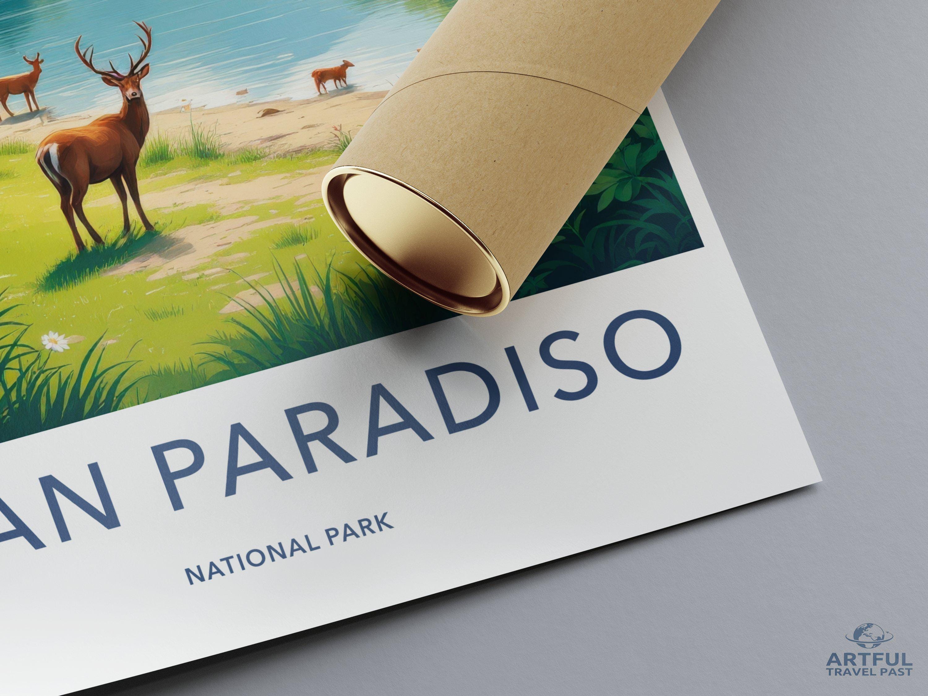 Gran Paradiso National Park Poster | Italy Wall Art