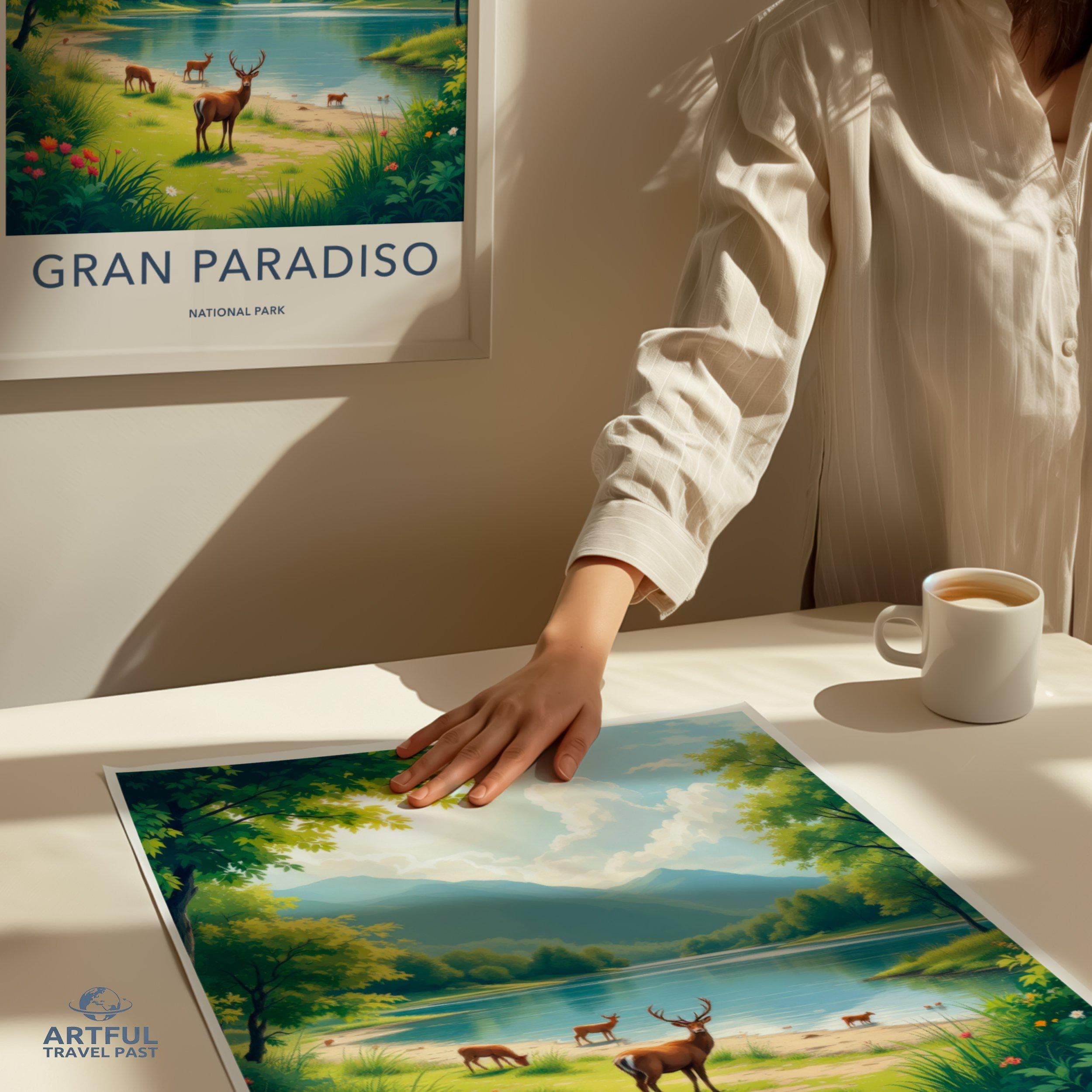 Gran Paradiso National Park Poster | Italy Wall Art