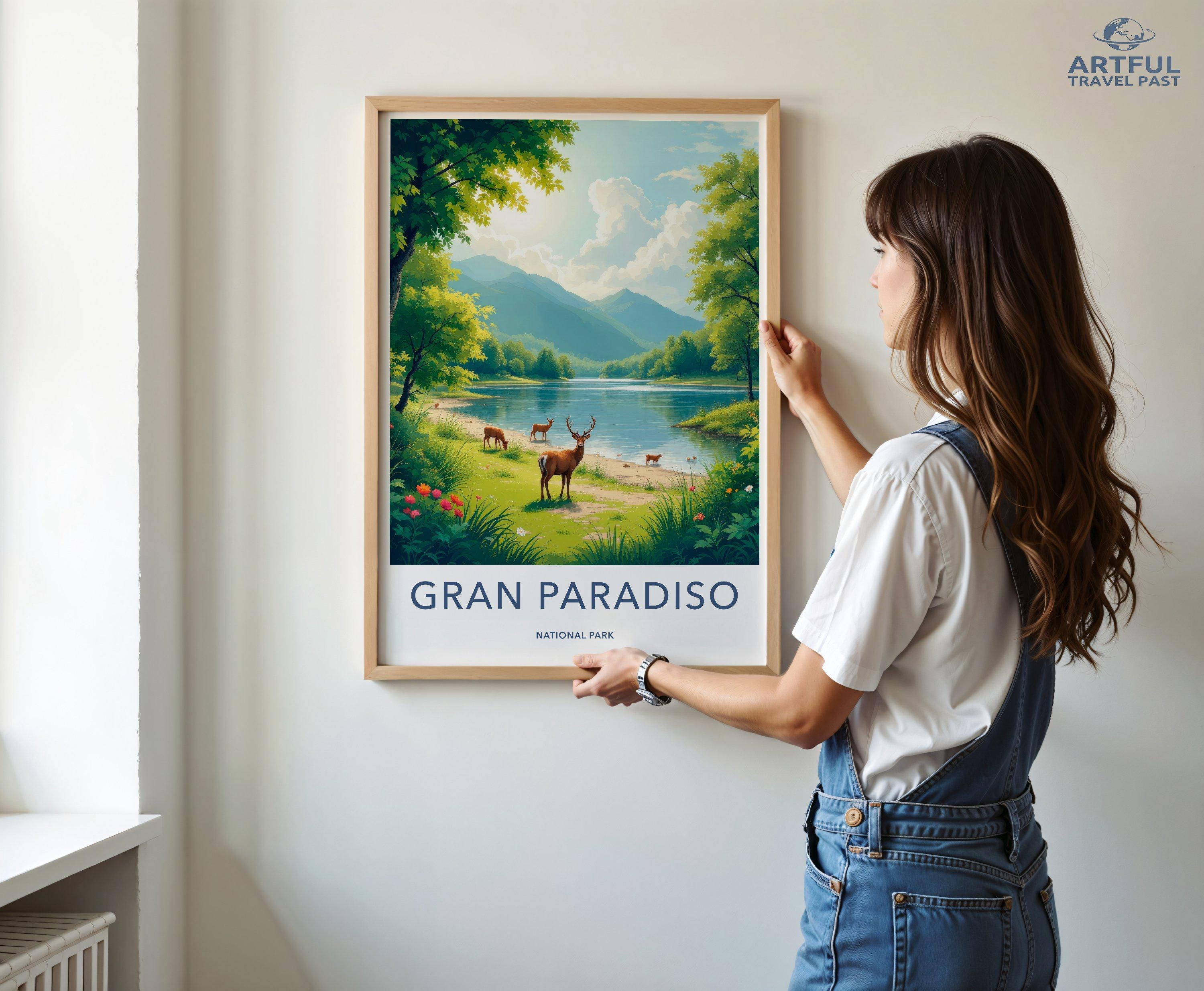 Gran Paradiso National Park Poster | Italy Wall Art