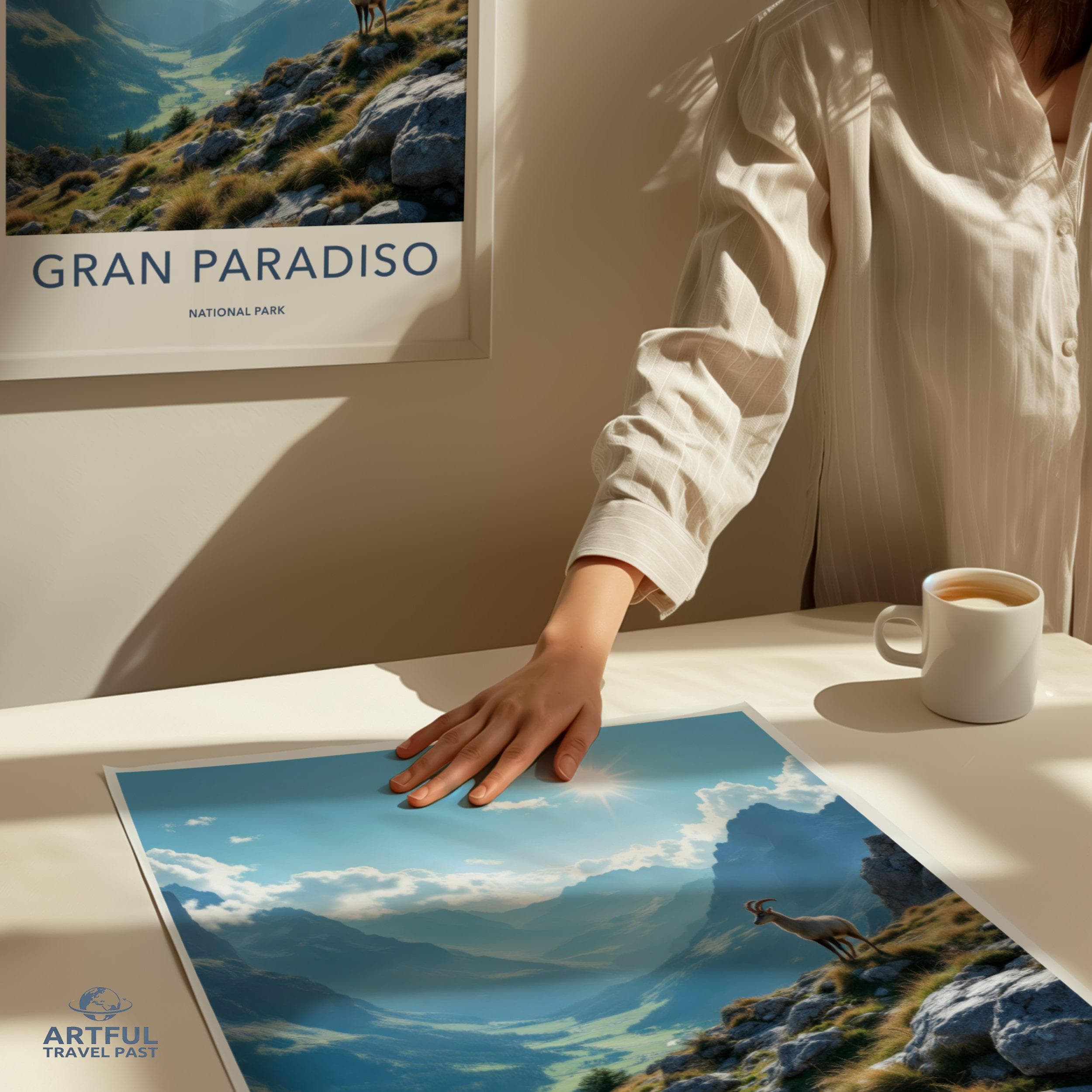 Gran Paradiso National Park Poster | Italy Wall Art