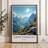 Gran Paradiso National Park Poster | Italy Wall Art