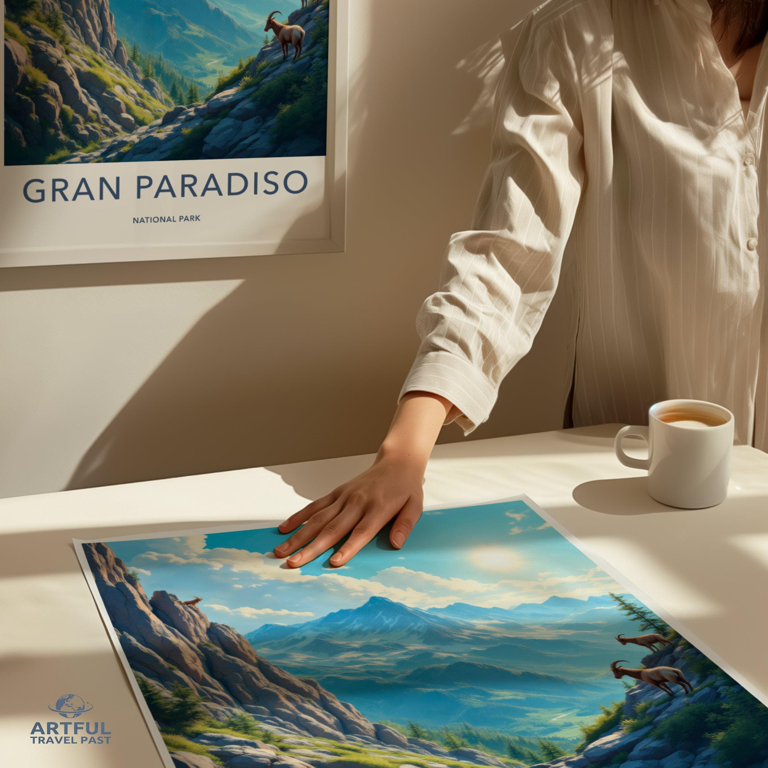 Gran Paradiso National Park Poster | Italy Wall Art