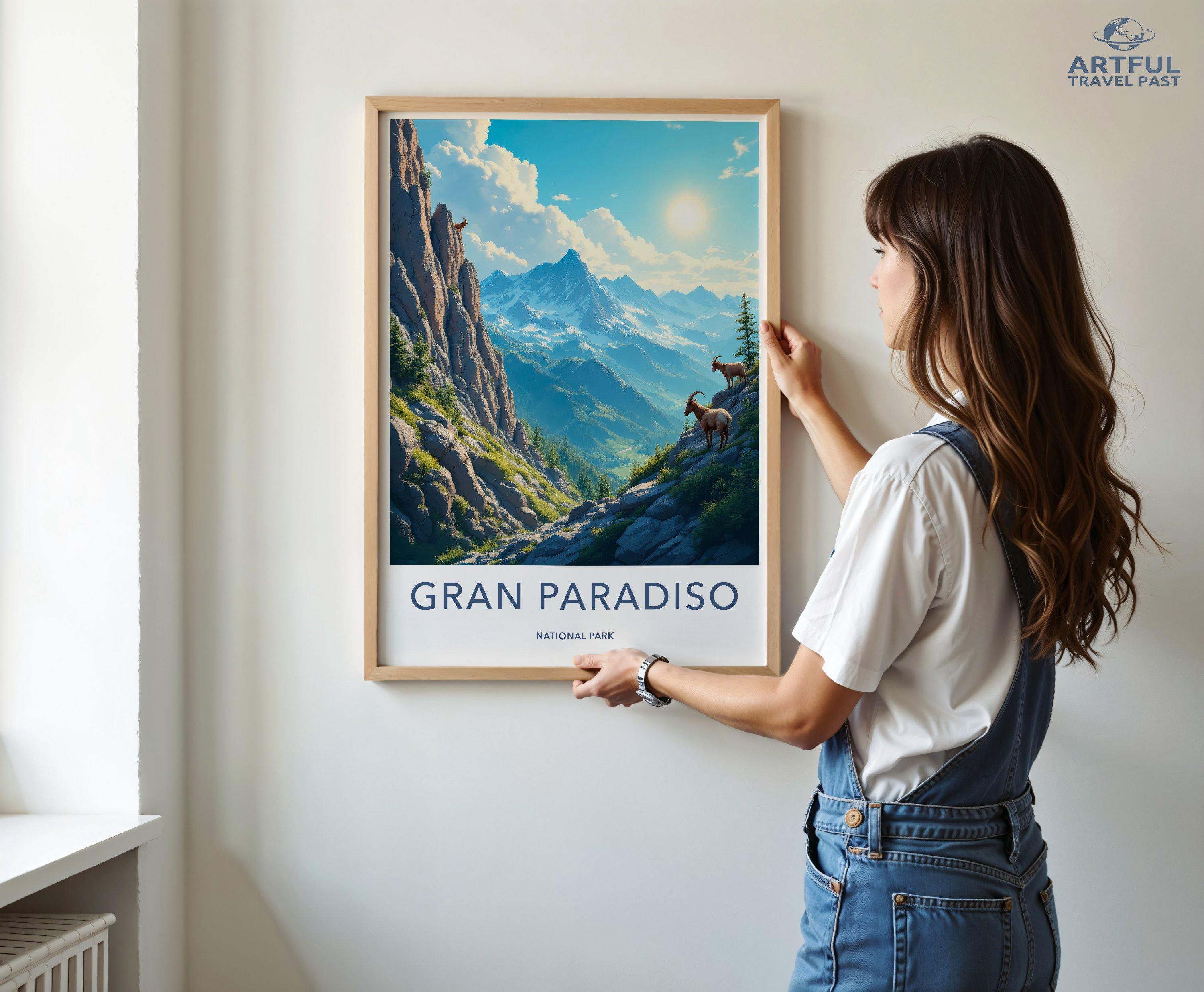 Gran Paradiso National Park Poster | Italy Wall Art