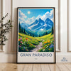 Gran Paradiso National Park Poster | Italy Wall Art