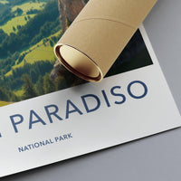 Gran Paradiso National Park Poster | Italy Wall Art